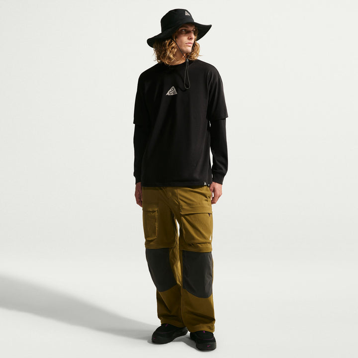 Nike ACG Dri-FIT LSE Stacked Rocks T-Shirt - Men's Black/Lt Orewood Brown