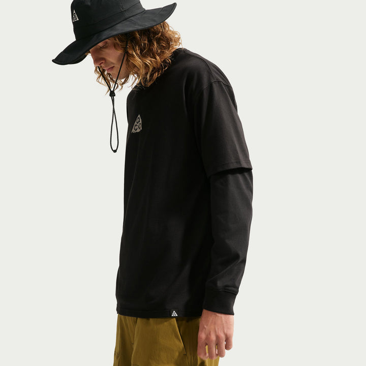 Nike ACG Dri-FIT LSE Stacked Rocks T-Shirt - Men's Black/Lt Orewood Brown