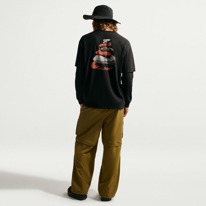 Nike ACG Dri-FIT LSE Stacked Rocks T-Shirt - Men's Black/Lt Orewood Brown