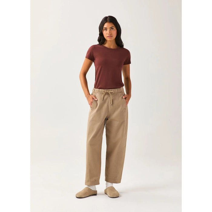 DU/ER FlexTwill Barrel Pull On Pants - Women's Desert Tan