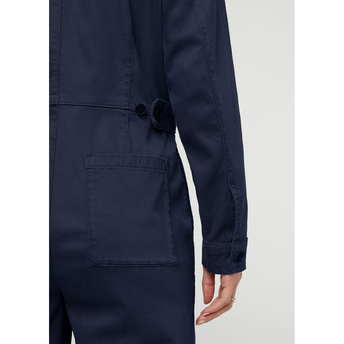DU/ER Naked Twill Long Sleeve Jumpsuit - Women's Navy