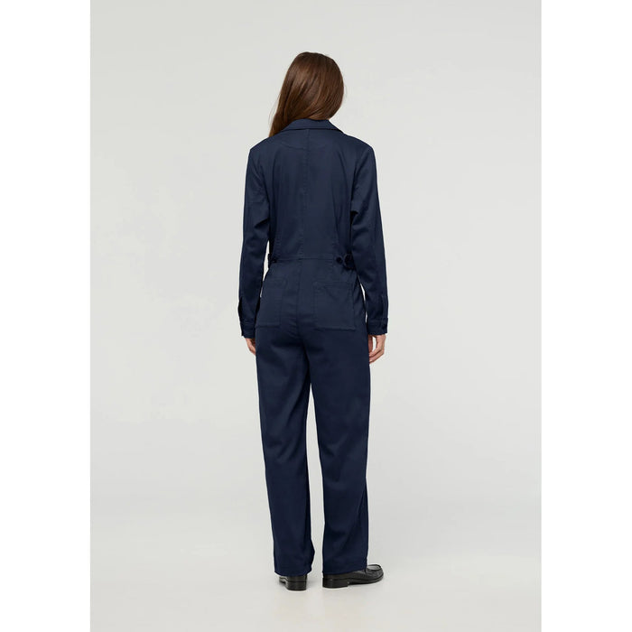 DU/ER Naked Twill Long Sleeve Jumpsuit - Women's Navy