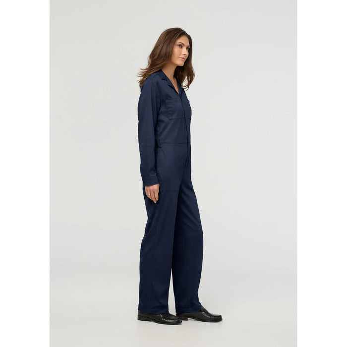 DU/ER Naked Twill Long Sleeve Jumpsuit - Women's Navy