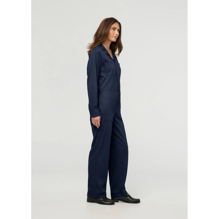 DU/ER Naked Twill Long Sleeve Jumpsuit - Women's Navy