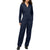 DU/ER Naked Twill Long Sleeve Jumpsuit - Women's Navy