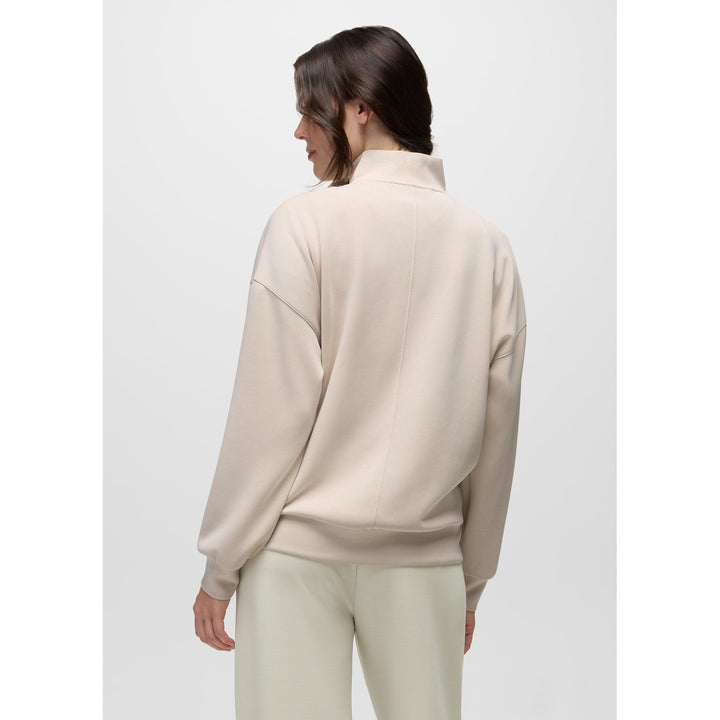 Prana Shea Soft Relaxed Half Zip Up - Women's Almond