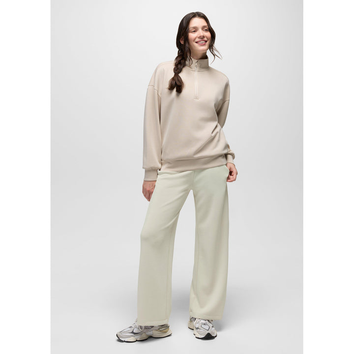 Prana Shea Soft Relaxed Half Zip Up - Women's Almond
