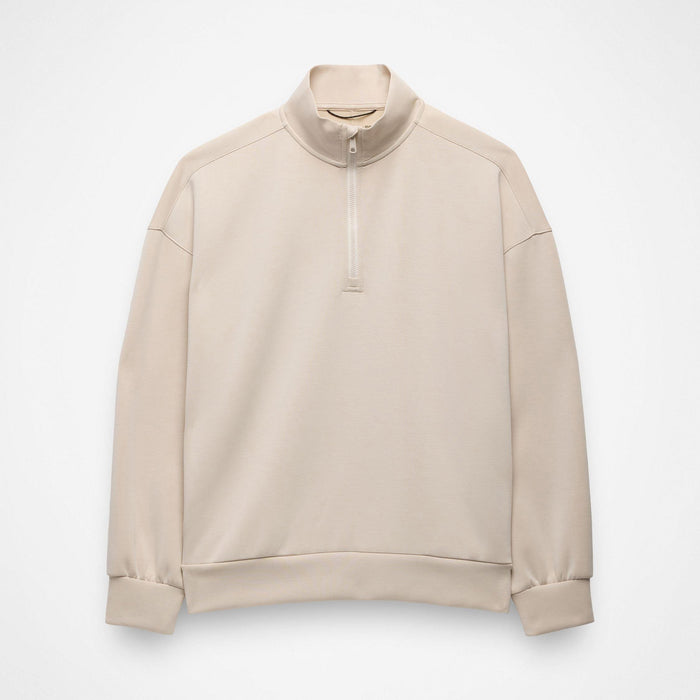 Prana Shea Soft Relaxed Half Zip Up - Women's Almond