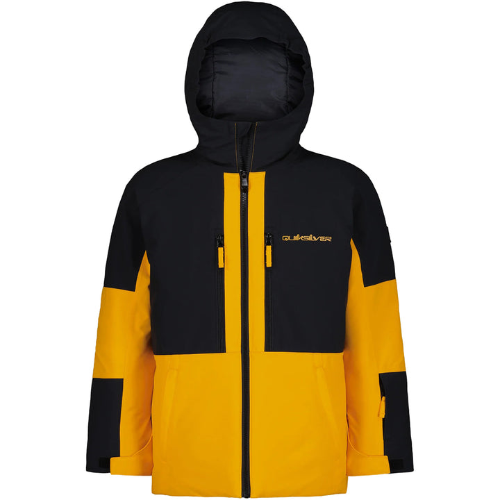 Quiksilver Shadow Color Block Jacket - Boys' Radiant Yellow