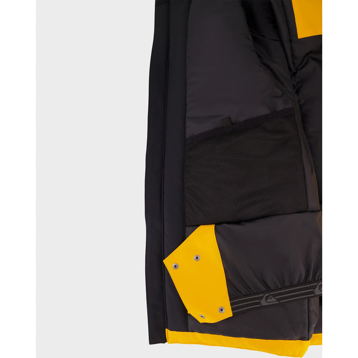 Quiksilver Shadow Color Block Jacket - Boys' Radiant Yellow