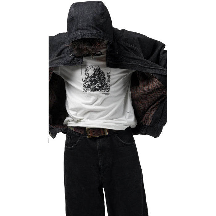 Souvenir Denim Bomber - Unisex Black