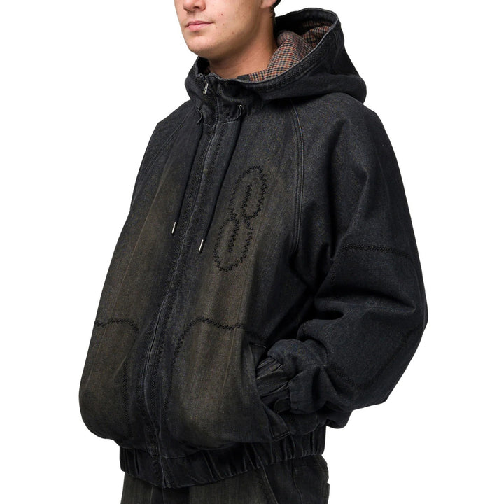 Souvenir Denim Bomber - Unisex Black