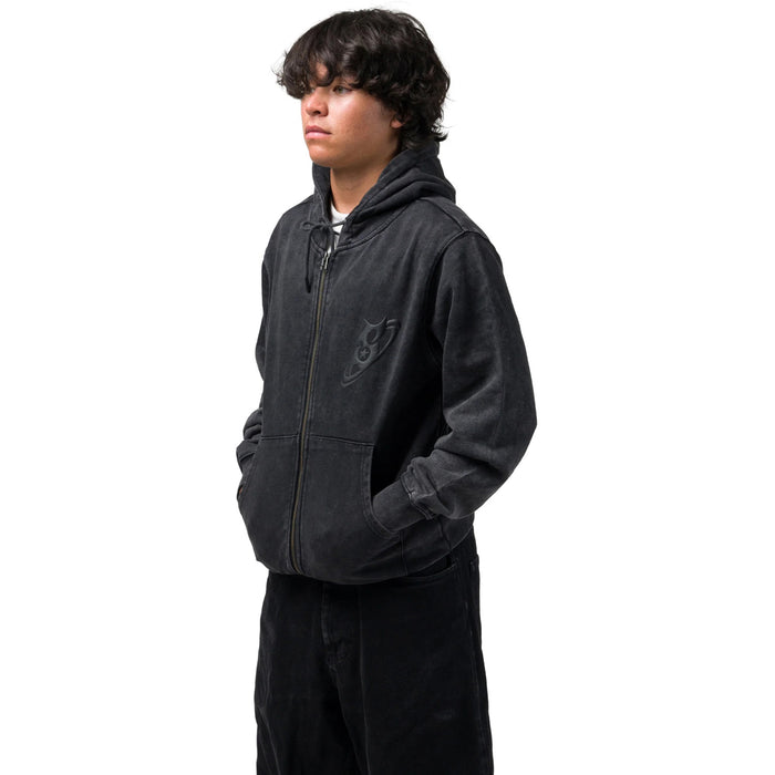 Souvenir Dirty Zip Hoody - Men's Dirty Black