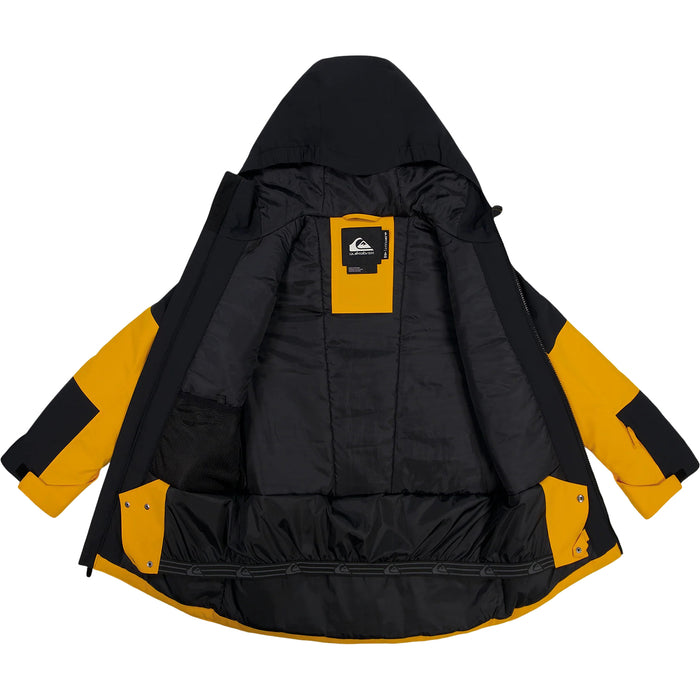 Quiksilver Shadow Color Block Jacket - Boys' Radiant Yellow