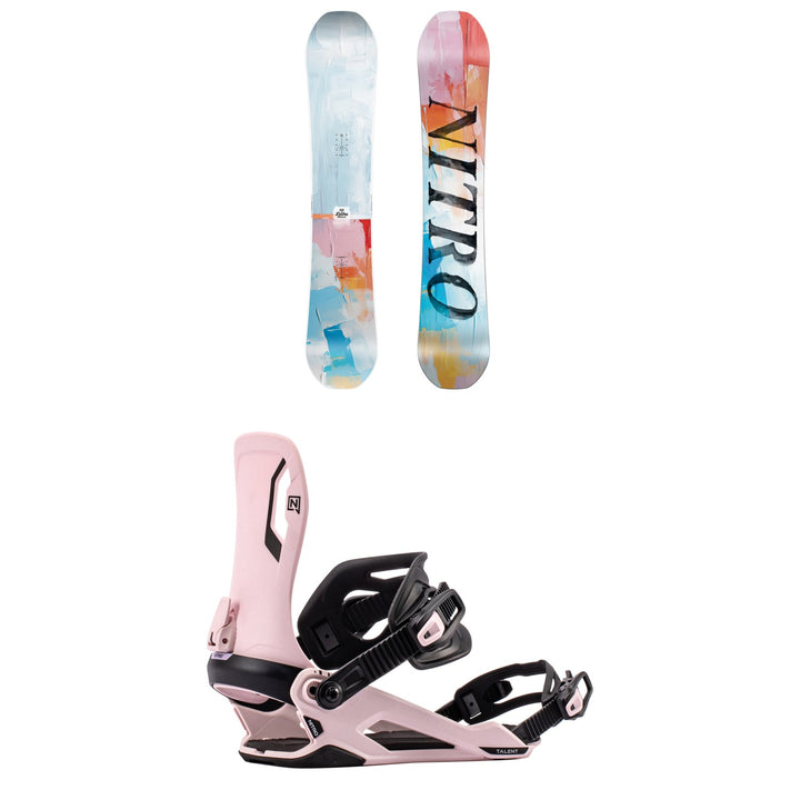 Nitro Lectra Abstract Snowboard + Talent Snowboard Bindings - Women's 2027