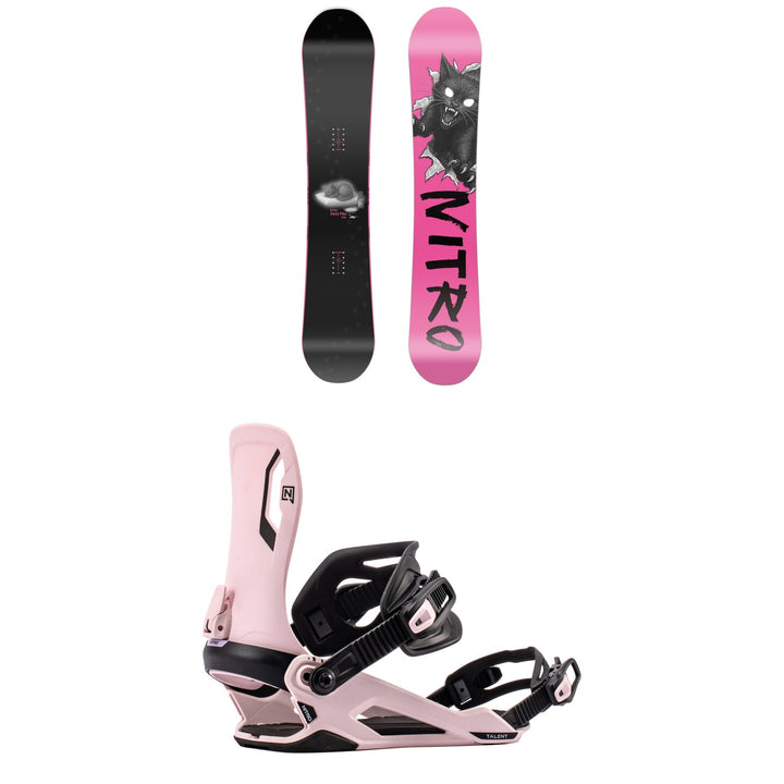 Nitro Fate Pro Snowboard + Talent Snowboard Bindings - Women's 2027