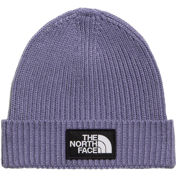The North Face Logo Box Cuffed Beanie - Kids' Grounded Plum
