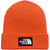 The North Face Logo Box Cuffed Beanie TNF Orange