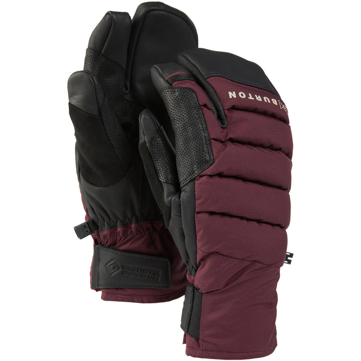 Burton AK Windstopper Oven Trigger Mittens Rum Raisin