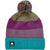 Burton Fleece-Line Pom Beanie - Kids' Goldenrod/Azalea Pink/Pacific Teal