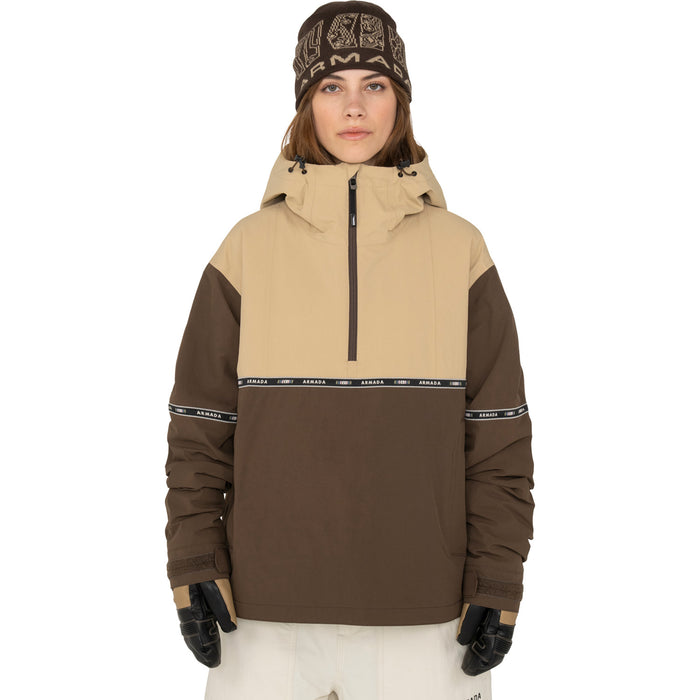 Armada Madaket 2L Insulated Anorak Jacket - Women's Grizzly/Incense