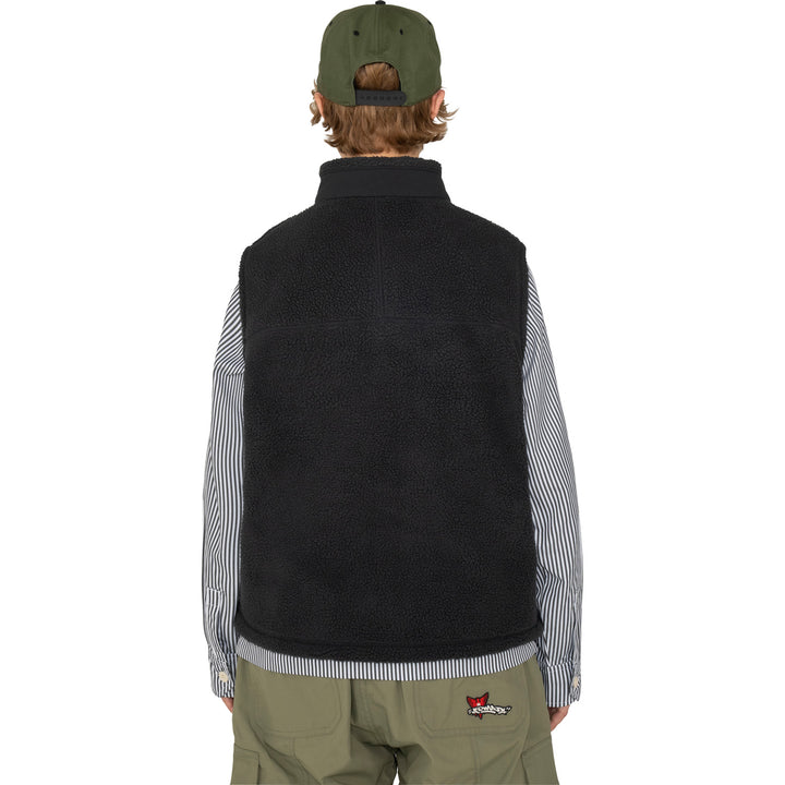 Armada Klatch Fleece Vest - Unisex Black