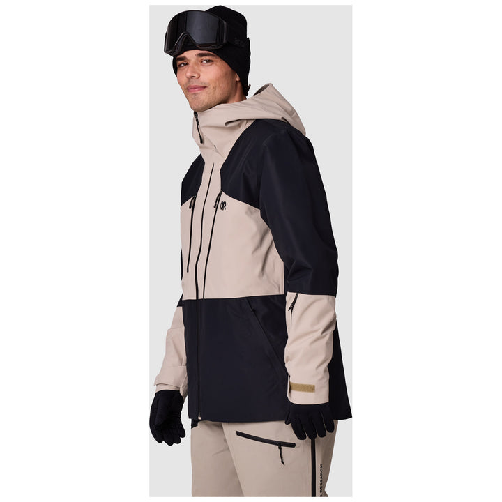Outdoor Research Powderverse Jacket - Men's Pro Khaki/Black