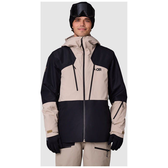 Outdoor Research Powderverse Jacket - Men's Pro Khaki/Black