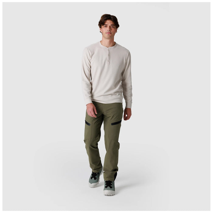 Outdoor Research Eclipse Waffle Long Sleeve Henley - Men's Oyster