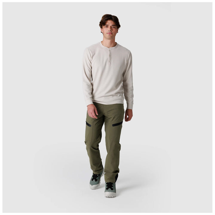 Outdoor Research Eclipse Waffle Long Sleeve Henley - Men's Oyster