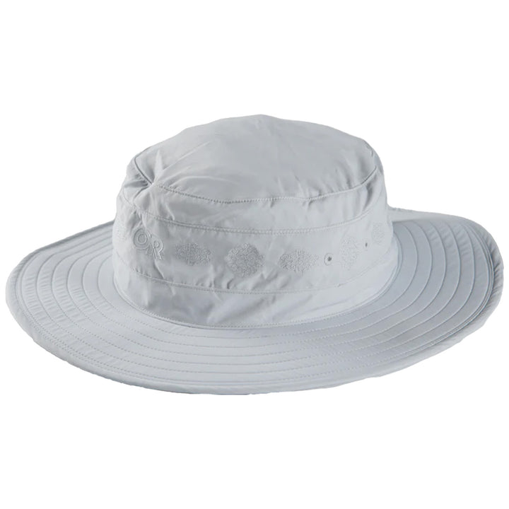Outdoor Research Solar Roller Sun Hat - Women's Titanium-Rice Embroidery