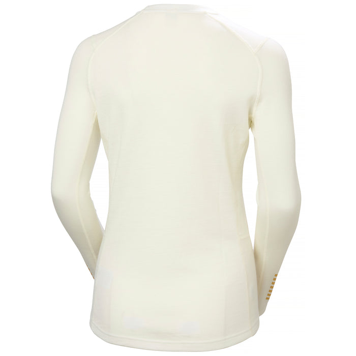 Helly Hansen Lifa Merino Midweight Graphic Crew Top - Women's Snow Monogram AOP