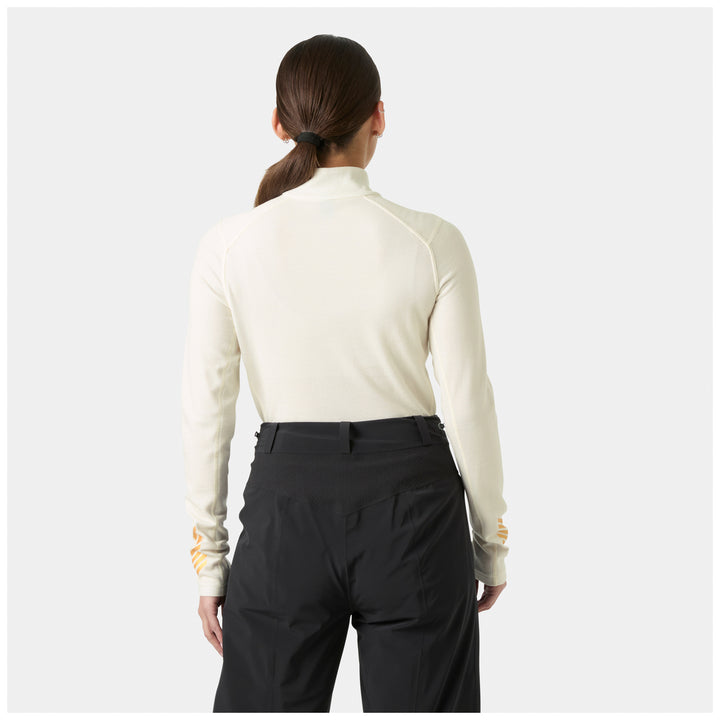 Helly Hansen Lifa Merino Midweight Graphic 1/2 Zip Top - Women's Snow Monogram AOP