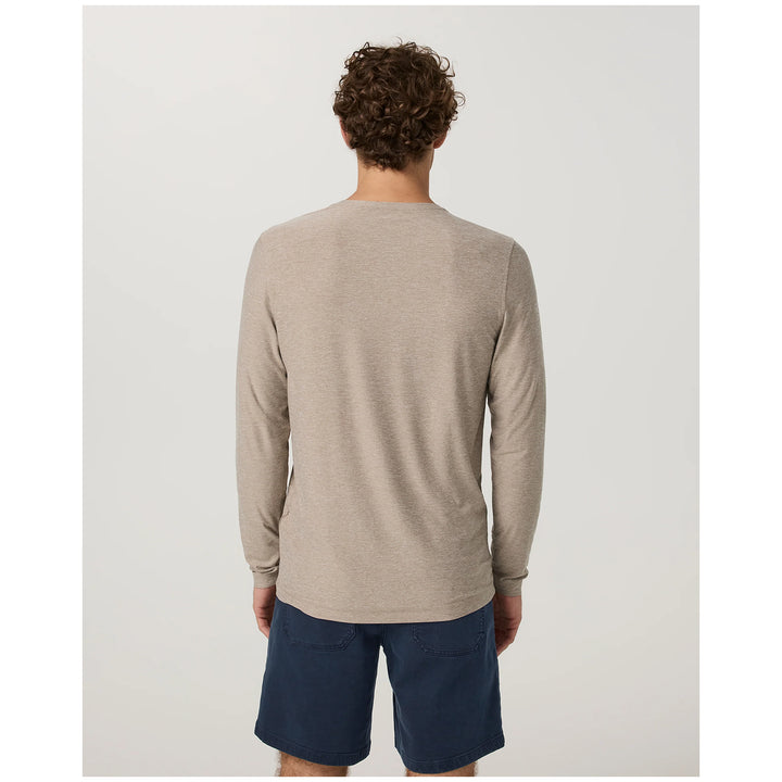 Vuori Long-Sleeve Strato Tech T-Shirt - Men's Acorn Heather