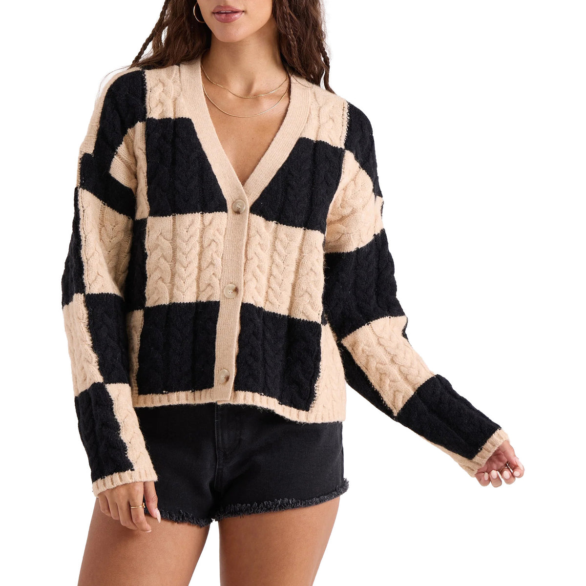 Volcom Check You Sweater - Women's Bone