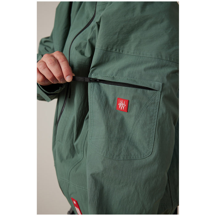 686 Dojo® Shell Jacket - Men's Faded Green Crinkle
