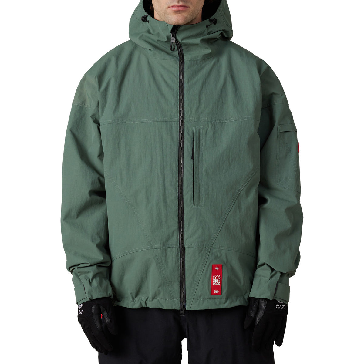 686 Dojo® Shell Jacket - Men's Faded Green Crinkle