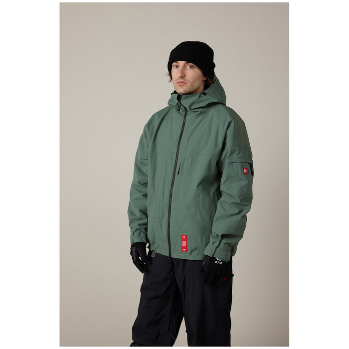 686 Dojo® Shell Jacket - Men's Faded Green Crinkle