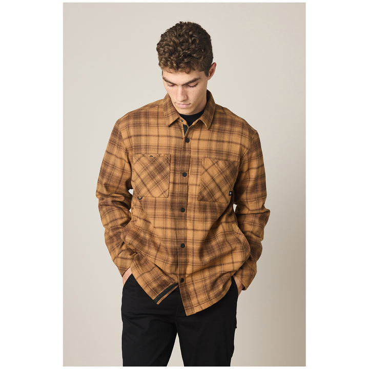 686 Heat-Grid Flannel - Men's Caramel