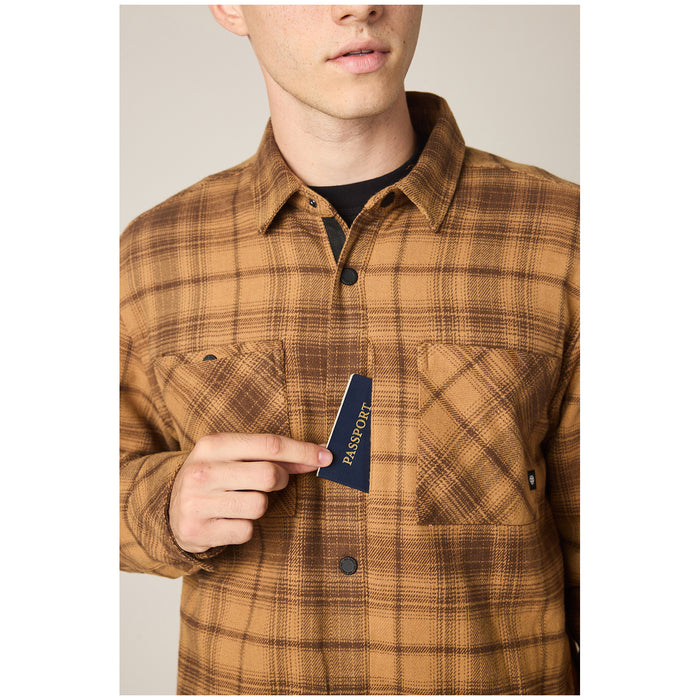 686 Heat-Grid Flannel - Men's Caramel