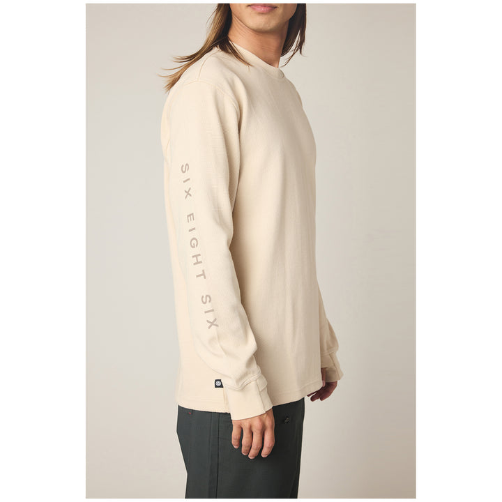 686 Let's Chill Waffle Long-Sleeve T-Shirt - Men's Limestone