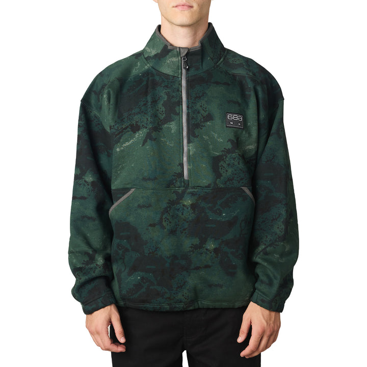 686 Burnout Anorak - Men's Hemisphere Moss Green