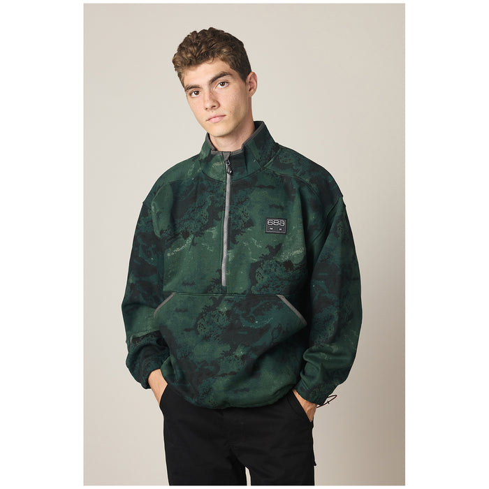 686 Burnout Anorak - Men's Hemisphere Moss Green
