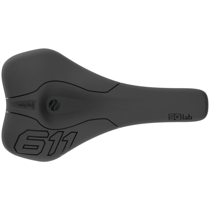 SQlab 611 ERGOWAVE CrMo Saddle Black