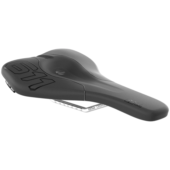 SQlab 611 ERGOWAVE CrMo Saddle Black