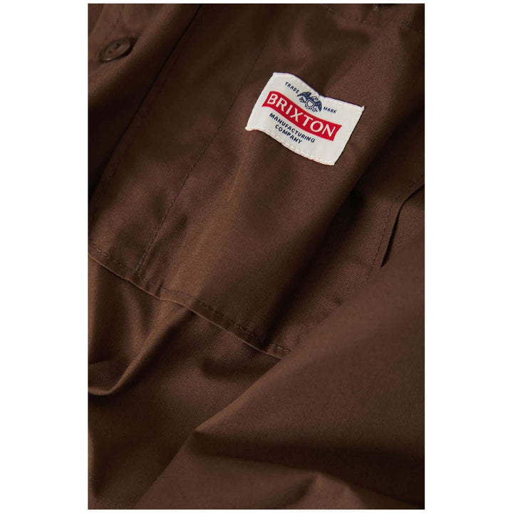 Brixton Trademark Long-Sleeve Woven Shirt - Men's Walnut Brown