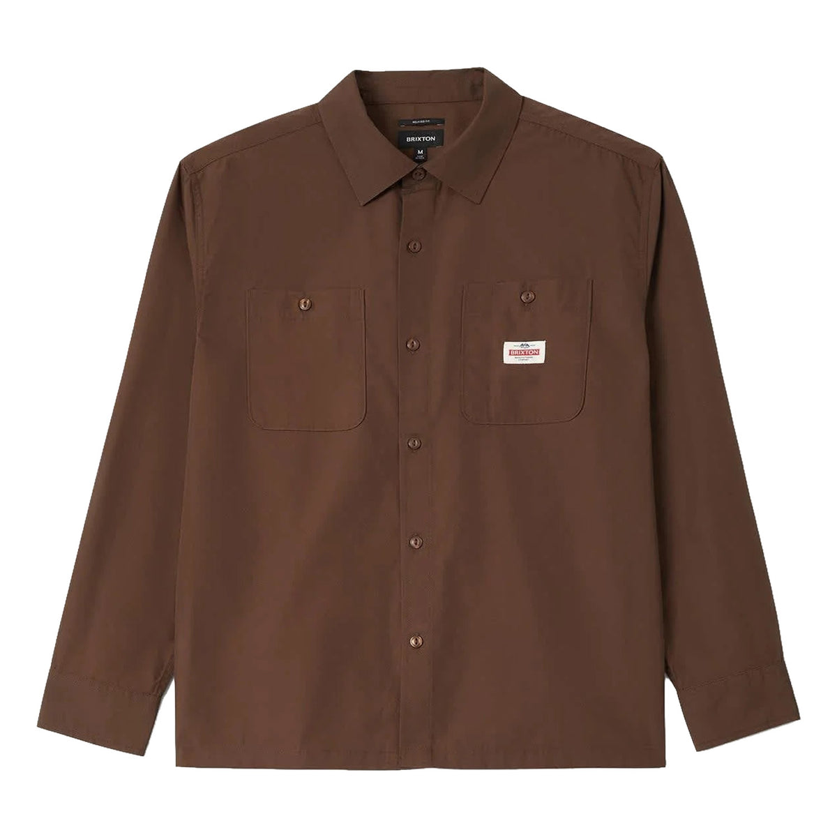 Brixton Trademark Long-Sleeve Woven Shirt - Men's Walnut Brown