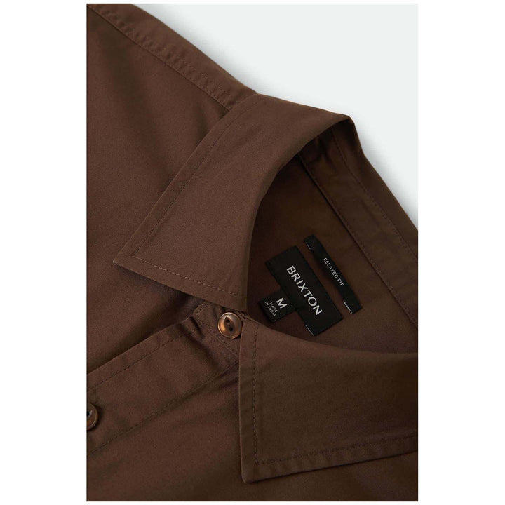 Brixton Trademark Long-Sleeve Woven Shirt - Men's Walnut Brown