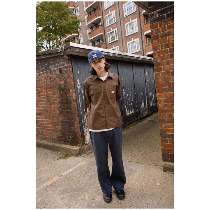 Brixton Trademark Long-Sleeve Woven Shirt - Men's Walnut Brown