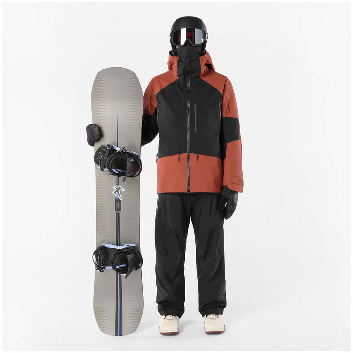 Salomon Moon Patrol GORE-TEX Jacket - Men's Deep Black/ Burnt Umber